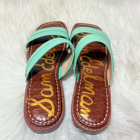 SAM EDELMAN Haydee Tiffany Green Sandals - Picture 4 of 9